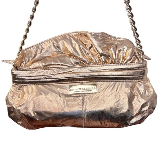 LOEFFLER RANDALL Rose Gold Metallic Shoulder Chain Bag for Target - Picture 3 of 12